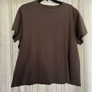 Nuuds Everyday Tee, mocha, size large